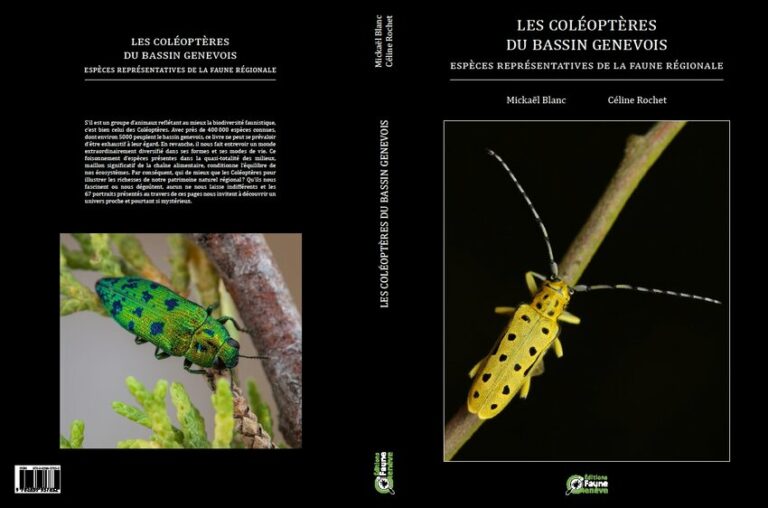 Les Coléoptères du bassin genevois – Editions 2024 – Mickaël Blanc & Céline Rochet